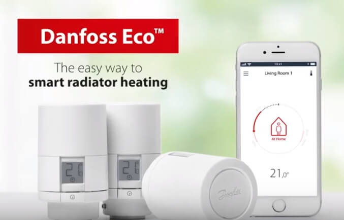 Електронна термоголовка DANFOSS ECO.