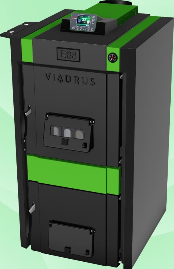 Котел твердопаливний піролізний VIADRUS Hercules E68.