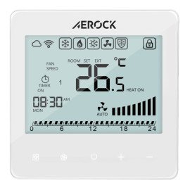 HMI-контроллер с WiFi для вентилятора EC (0-10V) AEROCK HMI-контроллер с WiFi для вентилятора EC (0-10V) AEROCK