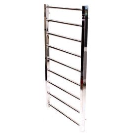 Рушникосушка з нержавійки драбинка пряма №16 Anastasiya 400х800 8 ребер квадратний профіль