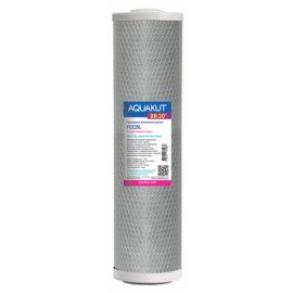 Картридж прессованный уголь для колбового фильтра AquaKut FCCBL BB 20х4" 1/2 5 мкм Картридж прессованный уголь для колбового фильтра AquaKut FCCBL BB 20х4" 1/2 5 мкм