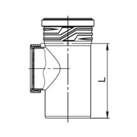 Ревізія каналізаційна безшумна ASG S Line 110 Ревізія каналізаційна безшумна ASG S Line 110