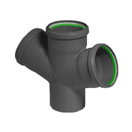 Крестовина канализационная ASG NANO HTR 110/110/110 87.5°