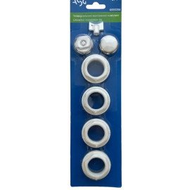 Комплект футорок для підключення радіатора ASG 1*½ сірий