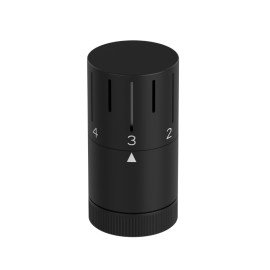 Термоголовка для радіатора ASG SMART М30Х1,5 чорна