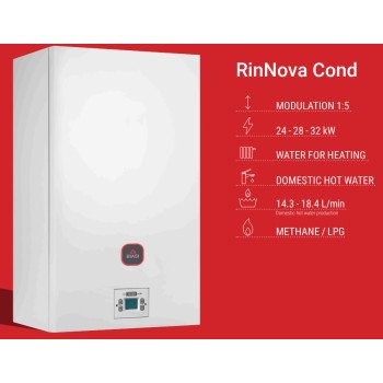 Котел газовый конденсационный навесной BIASI RINNOVA COND 24кВт 24S двухконтурный