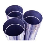 Труби димохідні з нержавіючої сталі одностінні