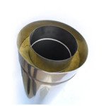 Труба димохідна з нержавіючої сталі утеплена | димохід-сендвіч