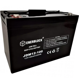 Аккумуляторная батарея AGM LongLife ENERBLOCK JDM12-100 12В 100Ач