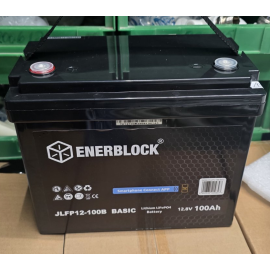 Аккумулятор литий-железо-фосфатный ENERBLOCK JLFP12-100B Basic c Bluetooth