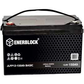 Аккумулятор литий-железо-фосфатный ENERBLOCK JLFP12-150 BASIC LiFePO4 330x171x220