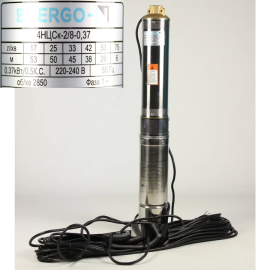 Насос глибинний для свердловини Енергососи 4 НЦС 2/8 0,37 Ø102мм 30м кабель