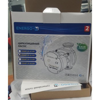Насос циркуляционный ENERGO-N SMART 25-6 130 высокоэффективный Насос циркуляционный ENERGO-N SMART 25-6 130 высокоэффективный