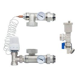 Змішувальна група для колектора GROSS HS-02 (кутовий клапан)