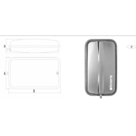 Розширювальний бак плоский Imera VRP 205-12л 3/4*28 1 bar Розширювальний бак плоский Imera VRP 205-12л 3/4*28 1 bar