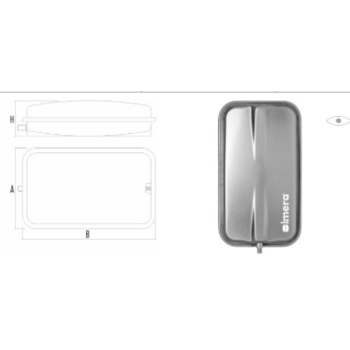 Расширительный бак плоский Imera VRP 250- 7л 3/8*28 1 bar