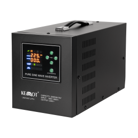 ИБП инвертор  KEMOT PROsinus-2000-LFP4, чистый синус, зарядка, 12 В 230 В, 2000 ВА/1200 Вт (URZ3407-LFP4)