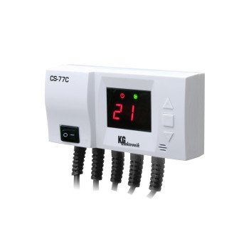 Контроллер для двух насосов (отопление + ГВС) KG-ELEKTRONIK CS-77C