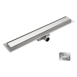 Трап душевой под плитку нержавеющий линейный  FD29-70x900
