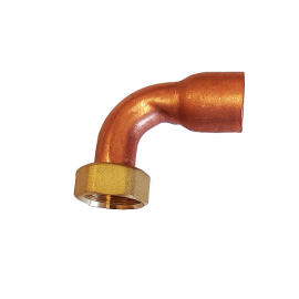Коліно з накидною гайкою мідне під пайку В-ВР 15-1/2 UniDim