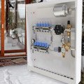 Монтаж коллекторного шкафа отопление + вода во Львове, Львовской области