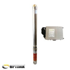 Насос свердловинний з підвищеною стійкістю до піску 2.5" OPTIMA 2.5SDm 1.5/33 0.55 кВт 87м з пультом та кабелем 15 м