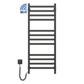 Рушникосушка електрична NAVIN Авангард 480х1200 Sensor з Wi-Fi, ліва, чорний муар (12-228155-4812)