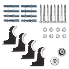 Радіатор вертикальний NAVIN Ellipse 480х1800-8, anticor, чорний