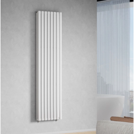 Радіатор вертикальний NAVIN Ellipse Double 480x1800-8 anticor білий