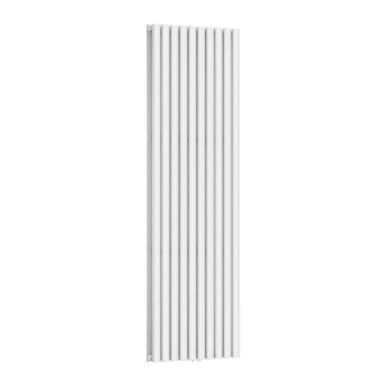 Радиатор вертикальный NAVIN Ellipse Double 600x1800-10 anticor белый, нижнее 50 мм