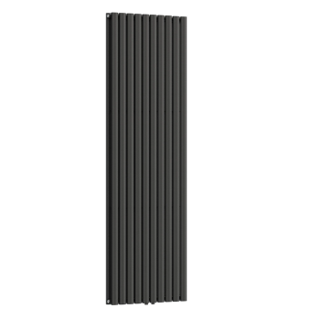 Радиатор вертикальный NAVIN Ellipse Double 600x1800-10 anticor черный, нижнее 50 мм Радиатор вертикальный NAVIN Ellipse Double 600x1800-10 anticor черный, нижнее 50 мм