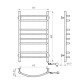 Полотенцесушитель электрический Navin Камелия 480x800 правое подключение
