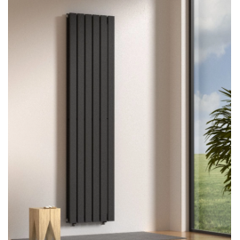Радіатор вертикальний NAVIN Largo Double 456х1800-6 anticor чорний