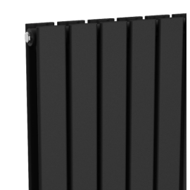 Радіатор вертикальний NAVIN Largo Double 456х1800-6 anticor чорний
