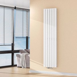 Радіатор вертикальний NAVIN Largo Double 456х1800-6 anticor білий нижнє 50 мм (02-144163-4518)