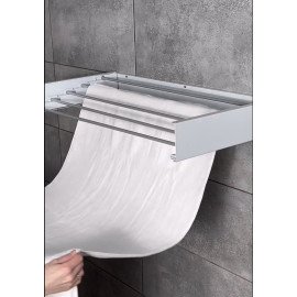 Сушарка для білизни NAVIN LinoFlat 80 мм біла