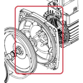 Задня частина корпусу насоса 2СР80