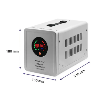 Преобразователь тока UPS QOLTEC 12/230 800VA/560W