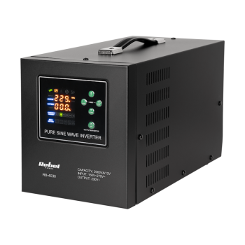 Источник бесперебойного питания чистый синус Rebel POWER-2000-LFP4 12/230V, 1200 Вт/2000 ВА, 40A, LiFePO4