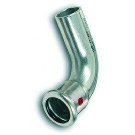 Коліно сталеве оцинковане прес-прес ВЗ SANHA-THERM Ø 22 x 90° (124001A22)