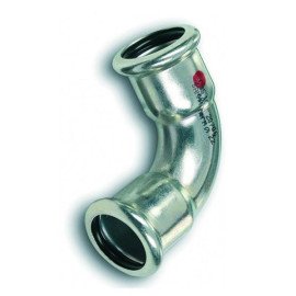 Коліно сталеве оцинковане прес-прес ВВ SANHA-THERM Ø 22 x 90° (124002A22)