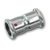 Муфта стальная оцинкованная пресс-пресс  ВВ SANHA-THERM Ø28 (12427028)