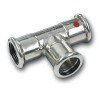 Тройник стальной оцинкованный пресс ВВВ SANHA-THERM Ø35x18x35 (124130351835)