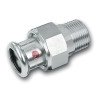 Американка стальная оцинкованная пресс-резьба ВН SANHA-THERM Ø15x1/2 (124333G1512)