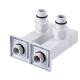 Кран для рушникосушки кутовий подовжений SOLOMON CUBE WHITE 1/2"х1/2" 2 шт Кран для рушникосушки кутовий подовжений SOLOMON CUBE WHITE 1/2"х1/2" 2 шт