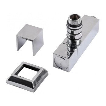 Кран для полотенцесушителя угловой удлиненный SOLOMON CUBE CHROM 1/2"х1/2" 2 шт Кран для полотенцесушителя угловой удлиненный SOLOMON CUBE CHROM 1/2"х1/2" 2 шт