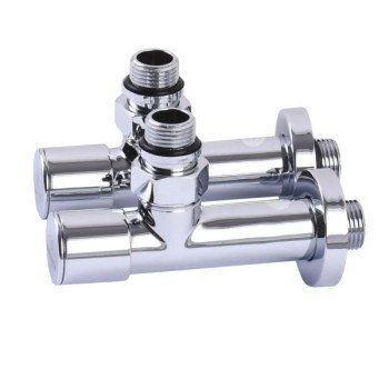Кран для полотенцесушителя хромированный угловой удлиненный SOLOMON CHROM 1/2"х1/2" 2 шт Кран для полотенцесушителя хромированный угловой удлиненный SOLOMON CHROM 1/2"х1/2" 2 шт