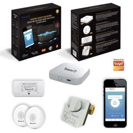 Защита от затопа на 1 трубу  Ø½ Tervix ZigBee Water Stop 1 клапан + 2 датчика