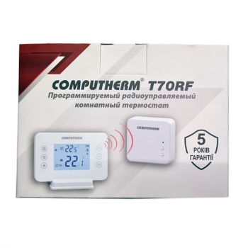 Програмований бездротовий кімнатний термостат Computherm T70RF