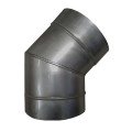 Колено дымоходное из нержавейки утепленное Ø200/260 45° 0,6 мм AISI 316/201